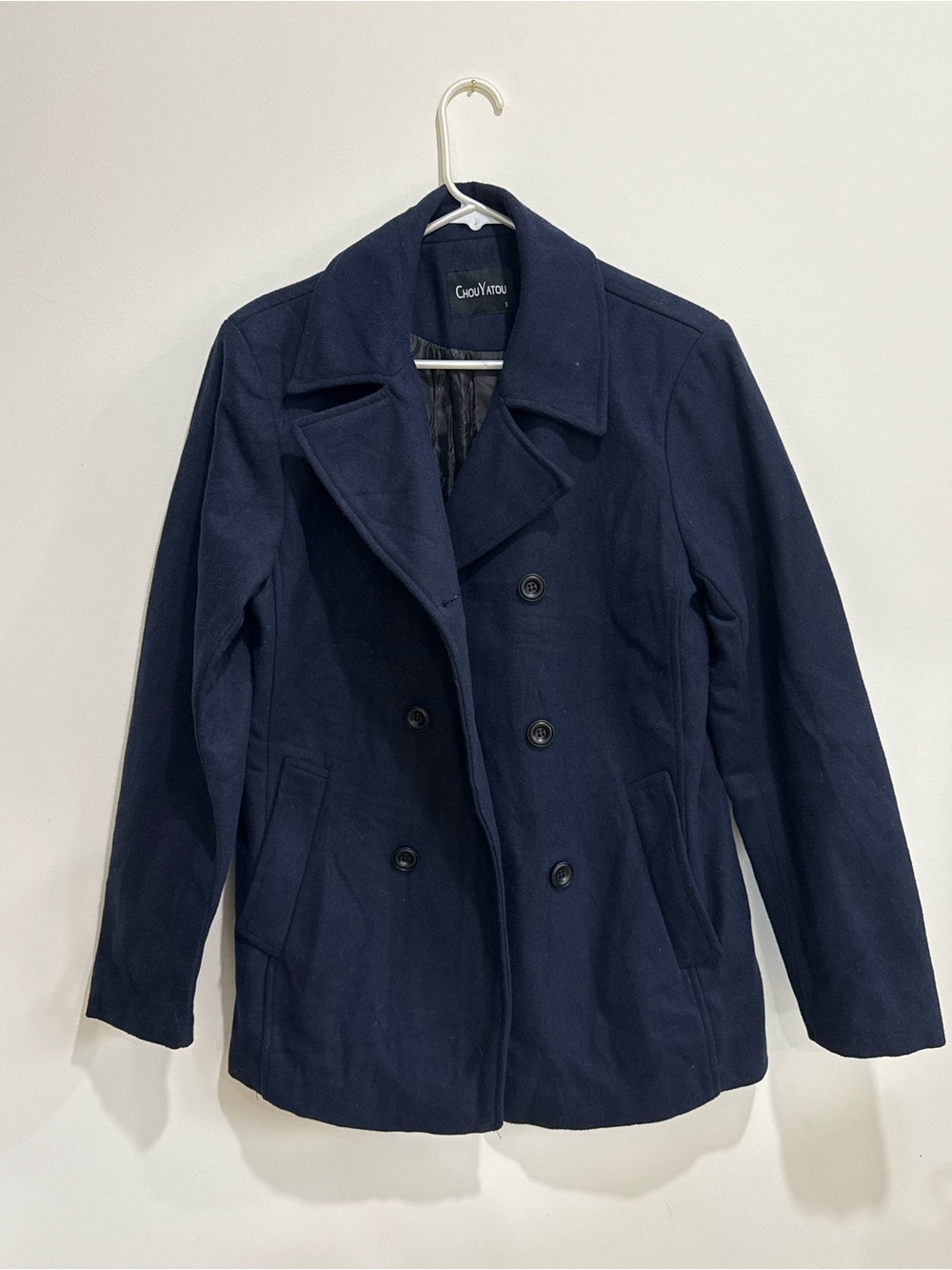 ChouYatou Women’s Small Navy  Peacoat
